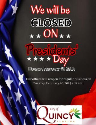 Presidents' Day Administrative Offices Closed