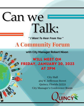 Community Forum Friday January 20, 2023