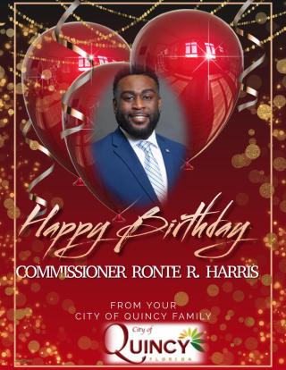 Happy Birthday Commissioner Ronte R. Harris