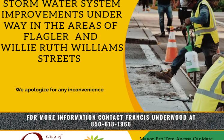 Storm Water System Improvements Flagler and Willie Ruth Williams Streets