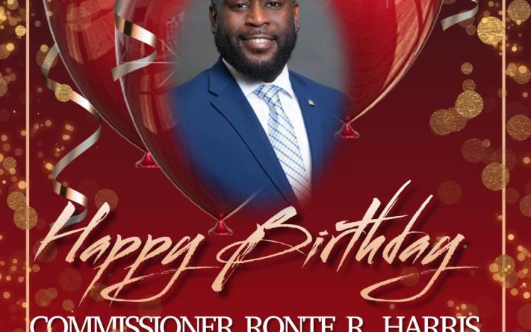 Happy Birthday Commissioner Ronte R. Harris
