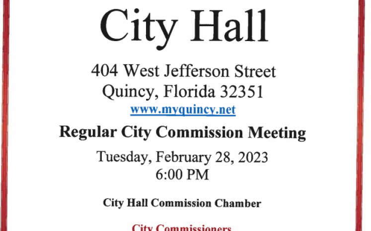 Regular City Commission Meeting February 28, 2023